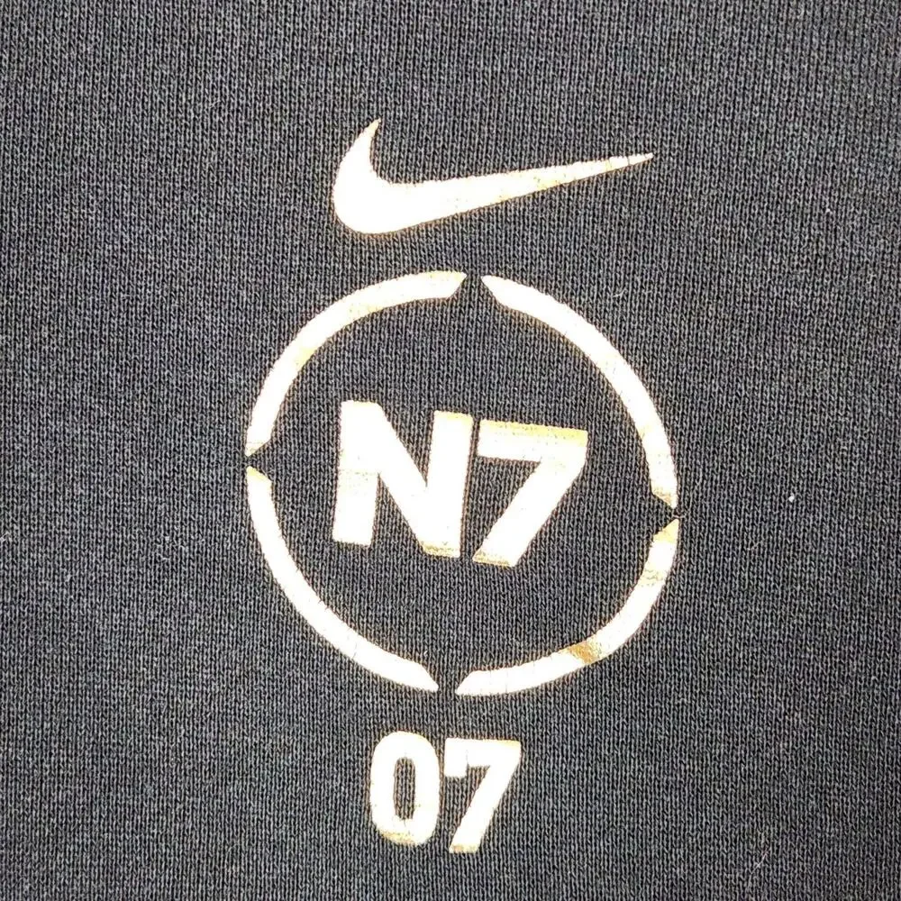 Nike N7 Hoodie Mens 2XL Black Full Zip Fleece Tribal Graphic 655841-010